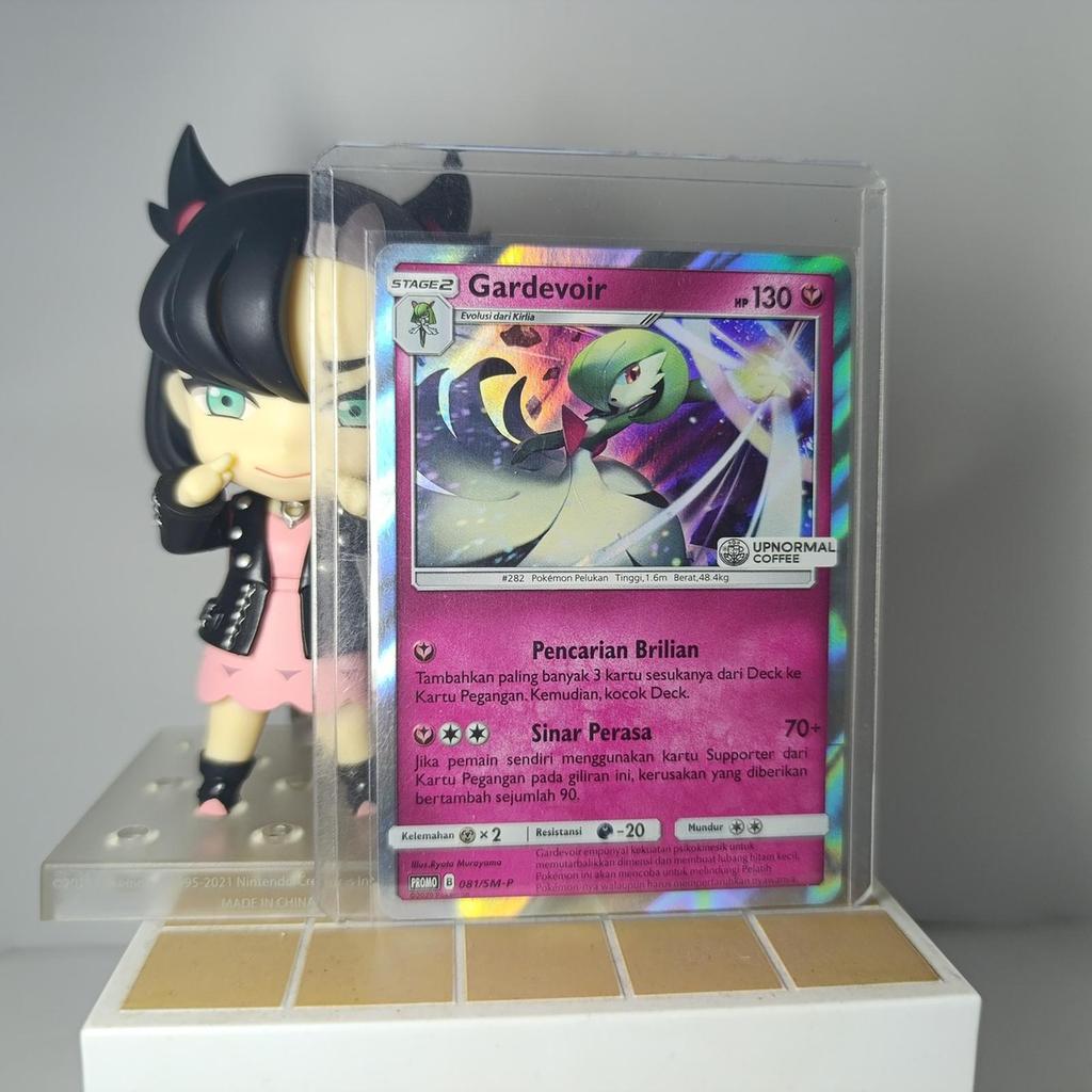 ORI Kartu Pokemon Limited Collab Gardevoir Upnormal Coffee Indo ID B Promo 081/SM-P TCG Card Poke In