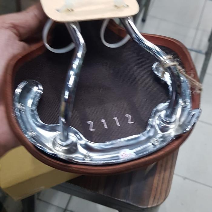 Gyes Saddle Kulit Gs 06 Brown Cromoly