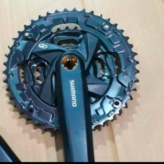 Crank 3 Speed Shimano Altus M371 44 32 22 Arm 175 Original