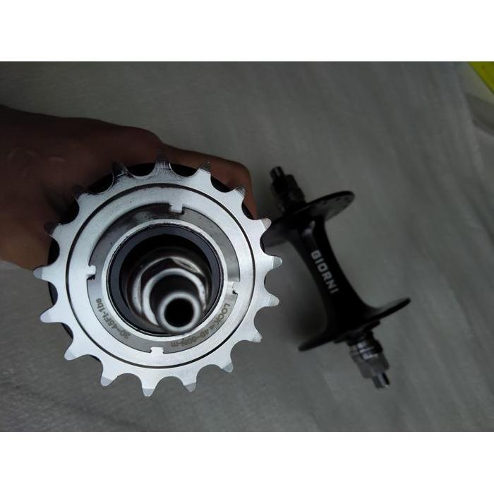 Hub Freehub Fixie Giorni Hitam 36H Bearing Git 16T Dortrap New Model
