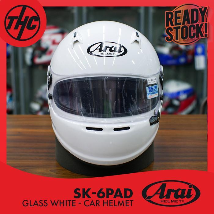 Arai Sk-6Ped Glass White Original Full Face Helmet
