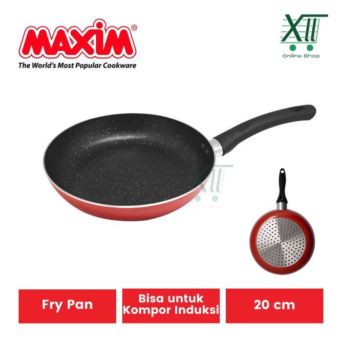 MAXIM GOURMET FRY PAN MARBLE COATING Wajan Penggorengan Anti Lengket