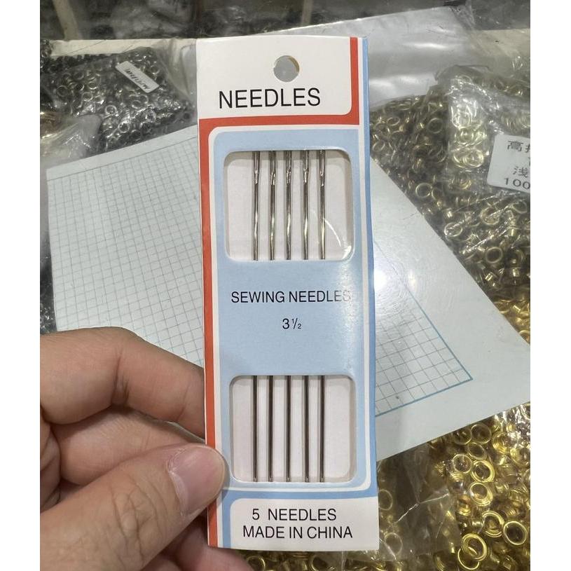 Jarum Jahit Tangan Panjang 9cm