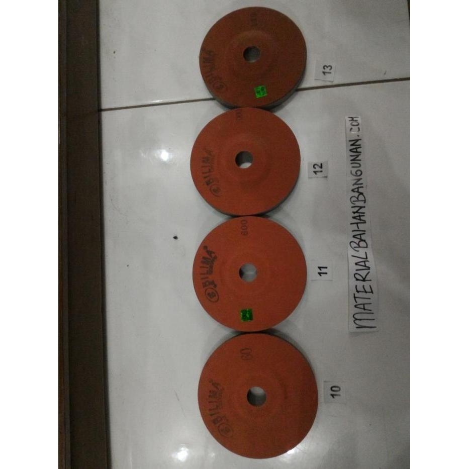 Amplas Gerinda Spons Keras Grade 120 Untuk Amplas Besi Kayu Batu