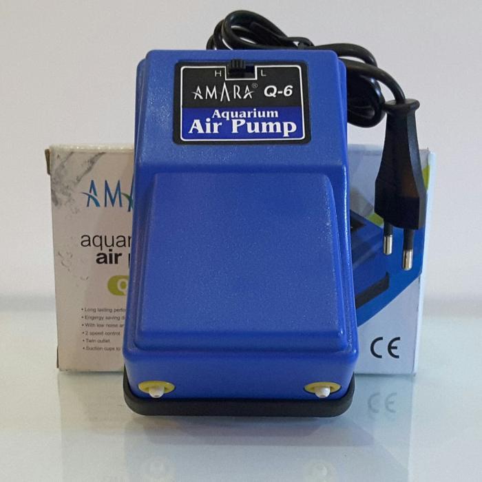 (COD) Pompa Udara / Air Pump / Aerator Aquarium Amara Q6 / Amara Q 6