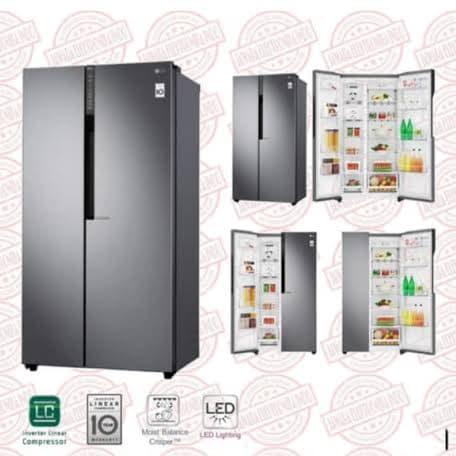 KULKAS LG GC-B247 KQDV SIDE BY SIDE inverter linear comperessore