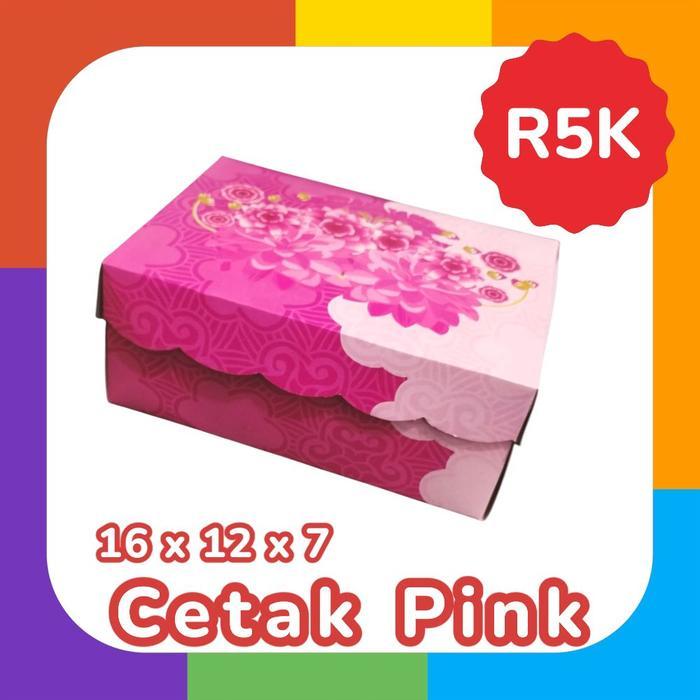 GROSIR [100pc] BOX R5K Kotak 16x12x7 Dus Snack Kardus Kemasan Makanan Kecil Dus Duplex Ivory Brown