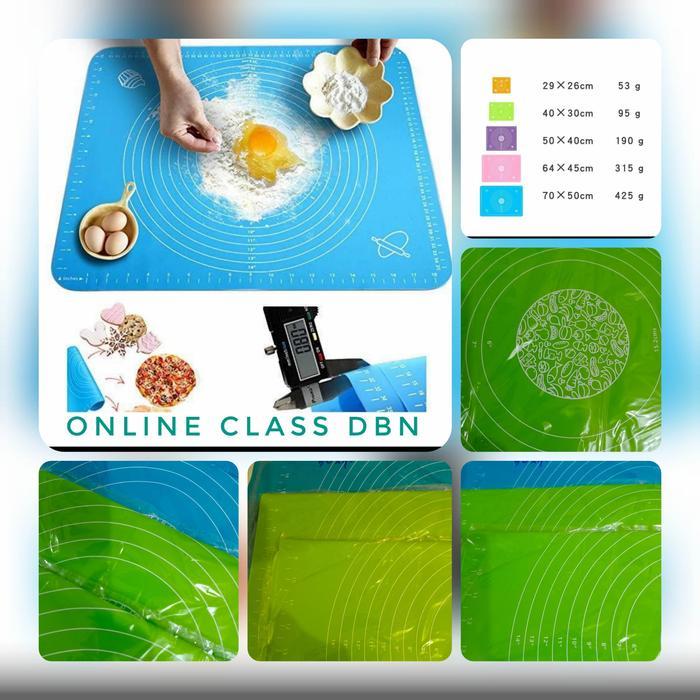 Silicon Mate Adonan/Alas Untuk menguleni adonan/ Ukuran Jumbo 70x50