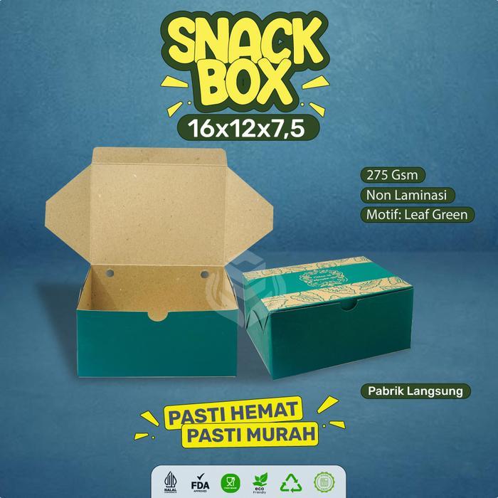 Dus Snack 12X16 Box Snack 12X16 Snack Box 12X16 Dus Roti (B2K1G)