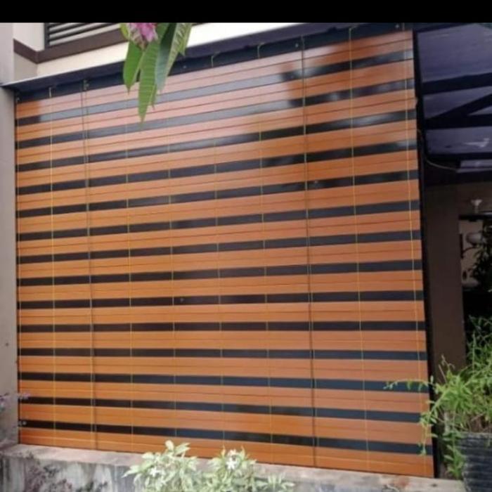 Tirai PVC Outdoor L 2.2 x T 2.1 Meter - Paket 3 Pcs Tirai dengan Dimensi Spesifik untuk Penggunaan