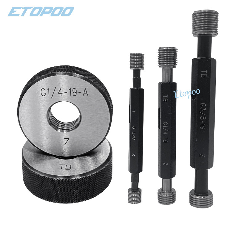 BEST PRICE Thread ring gauge G pipe thread plug gauge Precision external Screw Gage Pitch Thread Tes