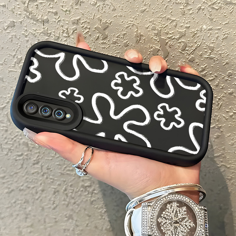 Casing Hp VIVO S1 VIVO S1 Pro Case Casing menggambar salju pola Kasus HP Tangga Langit Mewah Silikon