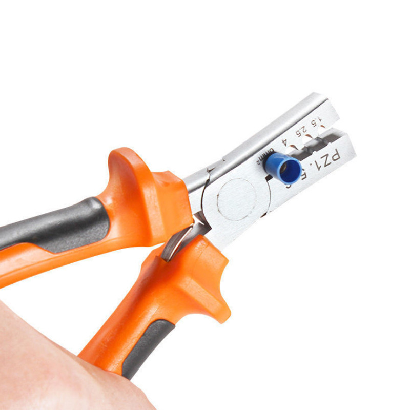 Pz1.5-6 Crimping Tool VE Connector 1.5mm-6mm Crimp Pliers for Cable End Sleeves Special Tube Tubular