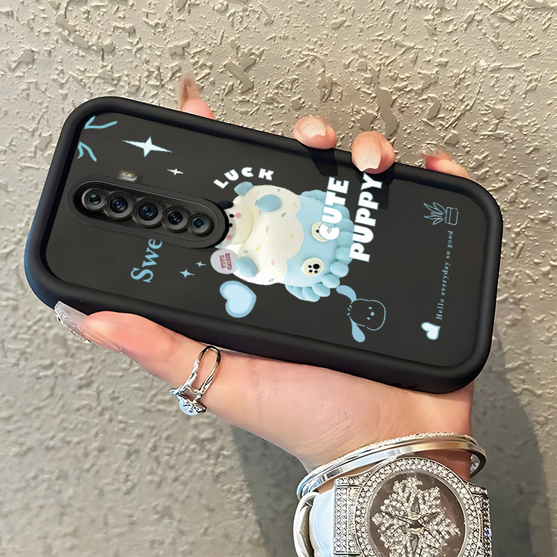 Casing Hp Untuk OPPO Reno 2F Reno 2Z Reno2 F Reno2 Z Case Casing Kue Cinta pola Kasus HP Tangga Lang
