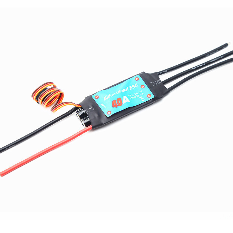 BARU Bidirectional Brushless ESC 20A 30A 40A 50A 60A brushless ESC for RC Boat Rc Car Pneumatic Unde