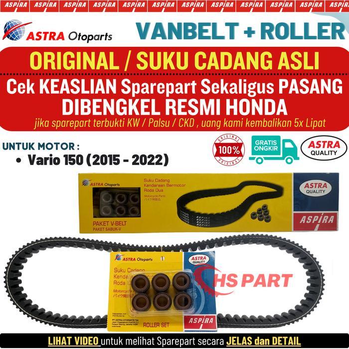 Vbelt Vanbelt Vario 150 Led Original Asli , Vanbelt Vario 150 New Original , Vanbelt Vario 125