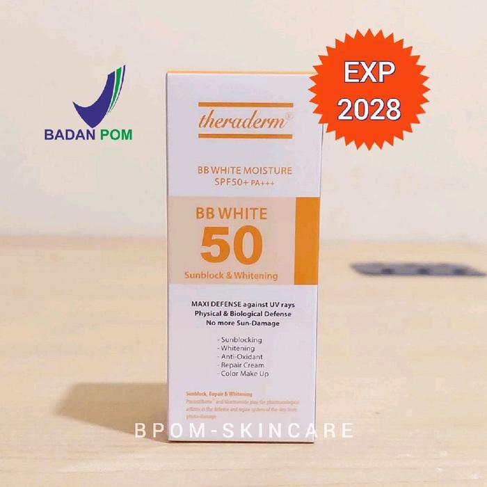 Theraderm Bb White Moisture Spf50 Whitening Sunblock Cream From Korea