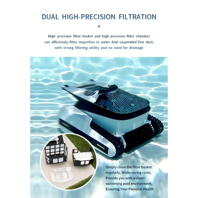 Swimming Pool Cleaner Fully Automatic Swimming Pool Robot Cleaner Swimming Pool Cleaner Wall