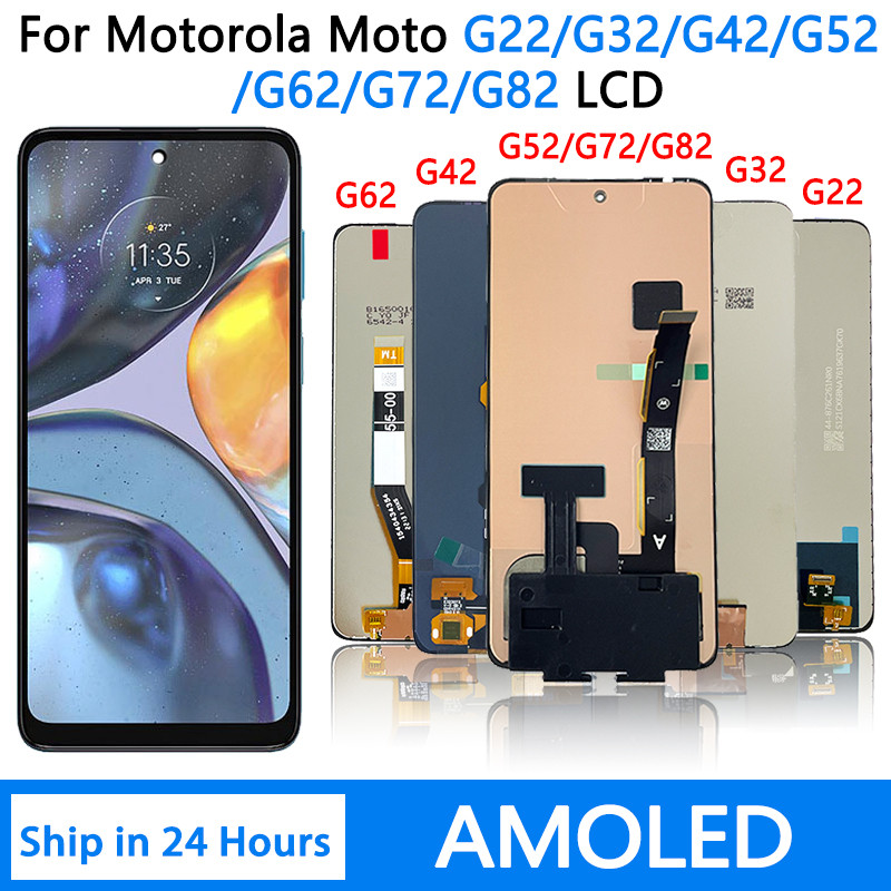 Oem For Motorola Moto G22 G32 G42 Lcd Display Touch Screen Digitizer With Frame For Motog52 G62 G72