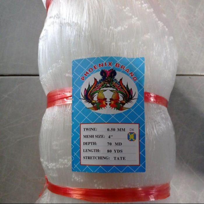 TERLARIS Jaring ikan 4 inchi 0.50 70md/80yds tate pukat ikan jaring ikan nelayan READY STOCK