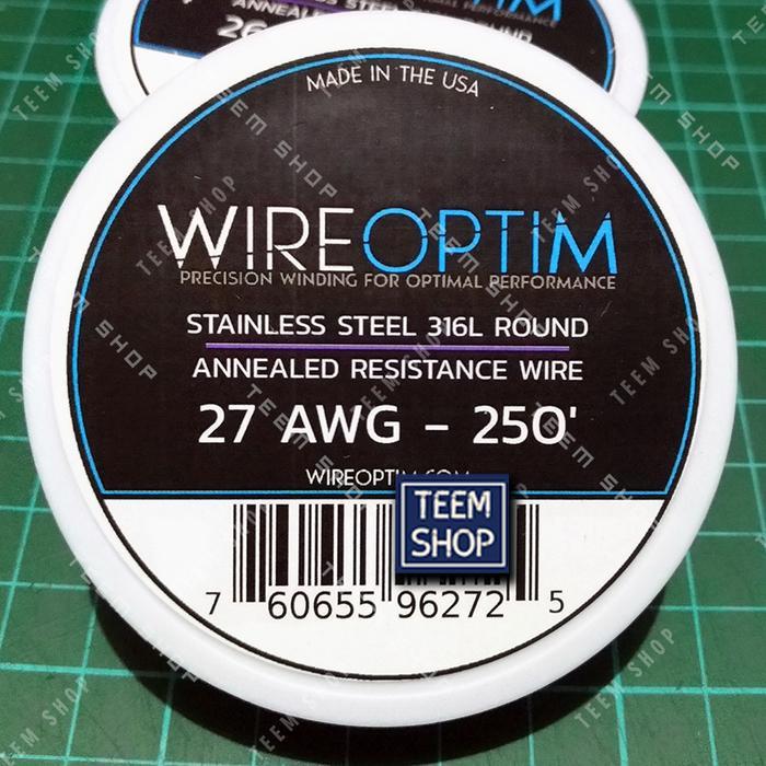 JTTOP" WIREOPTIM SS316L 27 AWG WIRE OPTIM SS 316L - METERAN