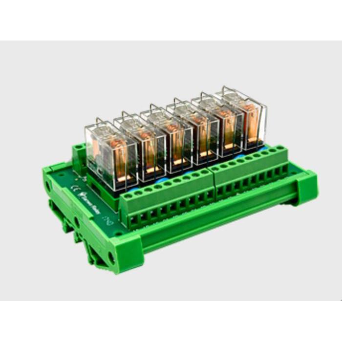 6 channel Omron PLC control panel relay module G2R-1-E 24V DC NPN PA37