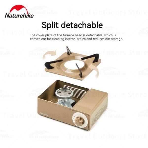 KOMPOR GAS HICOOK MINI CASSETTE PORTABLE CAMPING NATUREHIKE CNH22CJ008