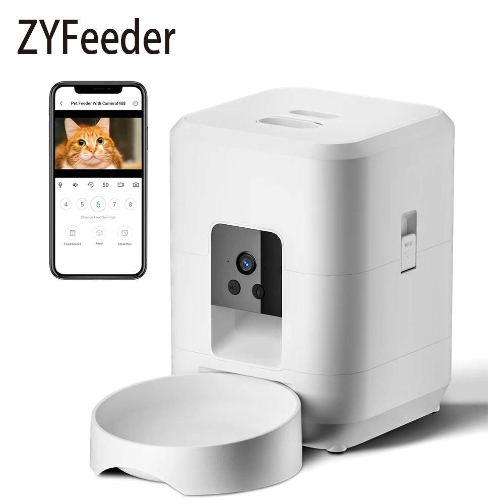 2L Automatic Pet Feeder Cat Smart Pet Feeder Wi-Fi & Camera Controlled feeder Dog & Cat Food
