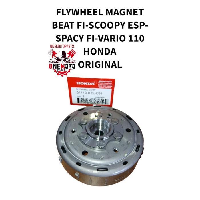 Flywheel Magnet Beat Scoopy Spacy Vario 110 Fi Esp Honda 31110-Kzl-C31 Original