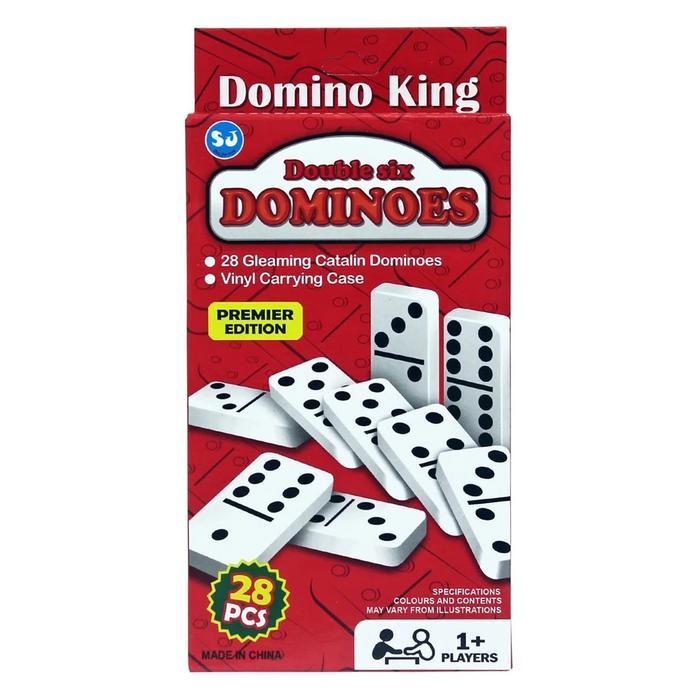 Mainan Anak Keluarga Dominoes Domino King Kartu Family Board Game Permainan Plastik Card