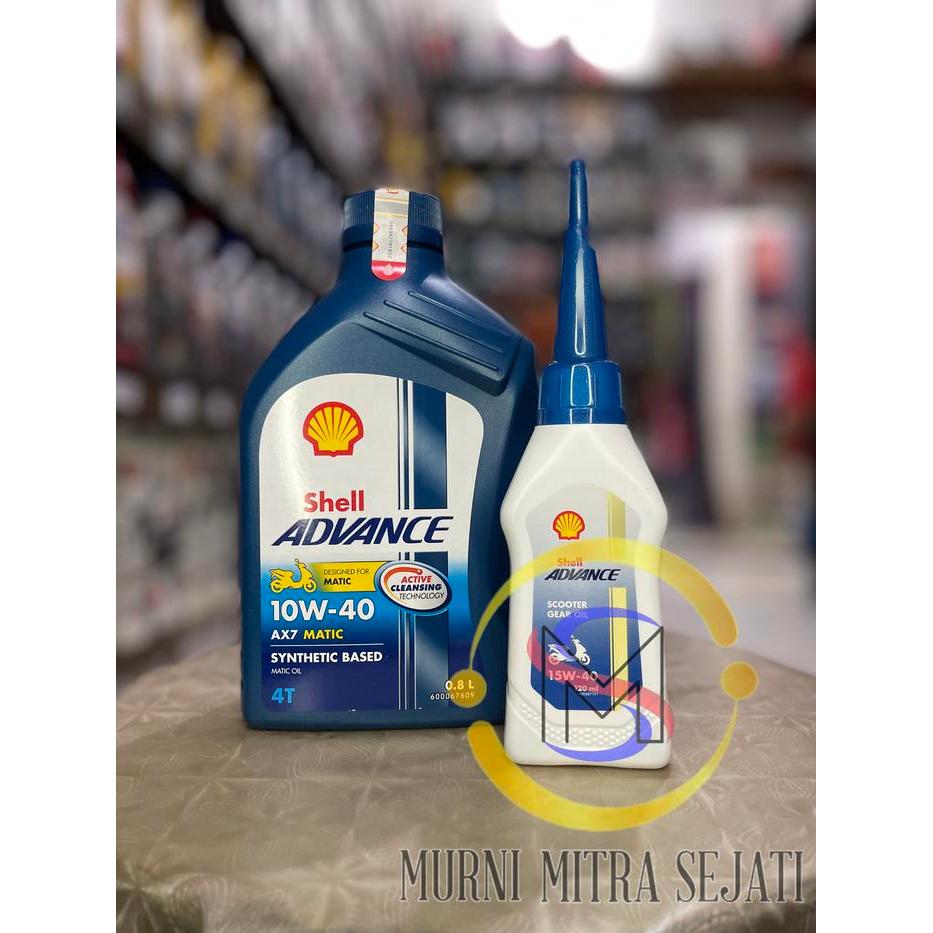 SHELL ADVANCE AX7 MATIC SAE 10W-40 AX-7 10W40 10 W 0.8 L / 800 ML