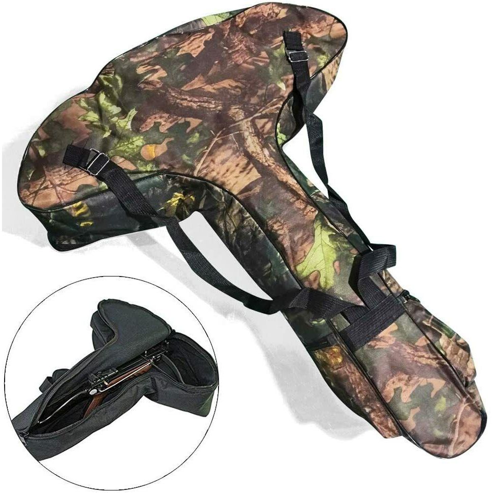Portable Lightweight Crossbow Bags T Shaped Crossbow Bag Case Backpack Canvas Pouch for Crossbow