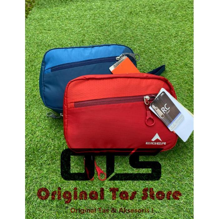 Tas Eiger Pivot 6323 Multi Purpose Personal Pouch Hand Bag Clutch Outdoor Original Red Terlaris