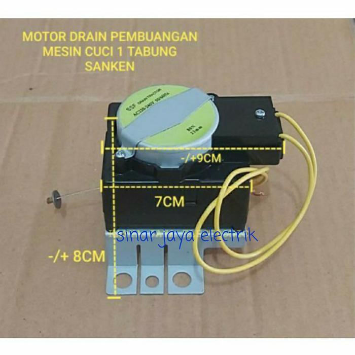 DRAIN MOTOR MESIN CUCI SANKEN / MOTOR DRAIN SANKEN