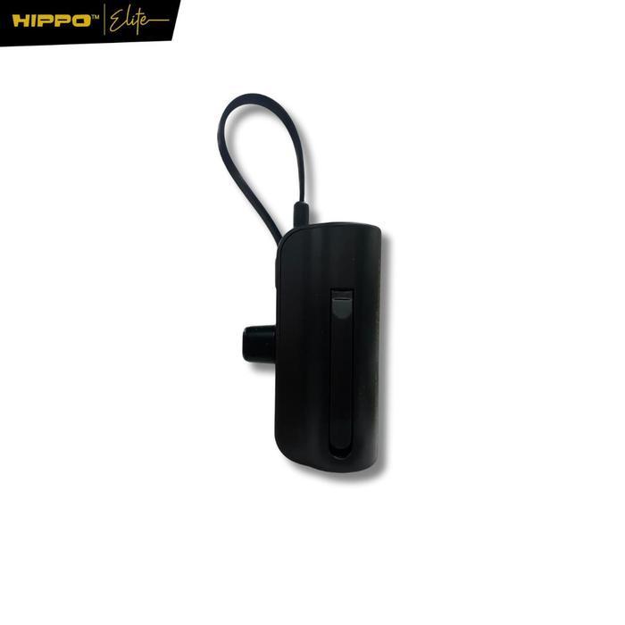 Hippo Powerbank Mini Gaia2 5000 Mah Type C & Lightning Fast Charging Travel Size Original Baterai