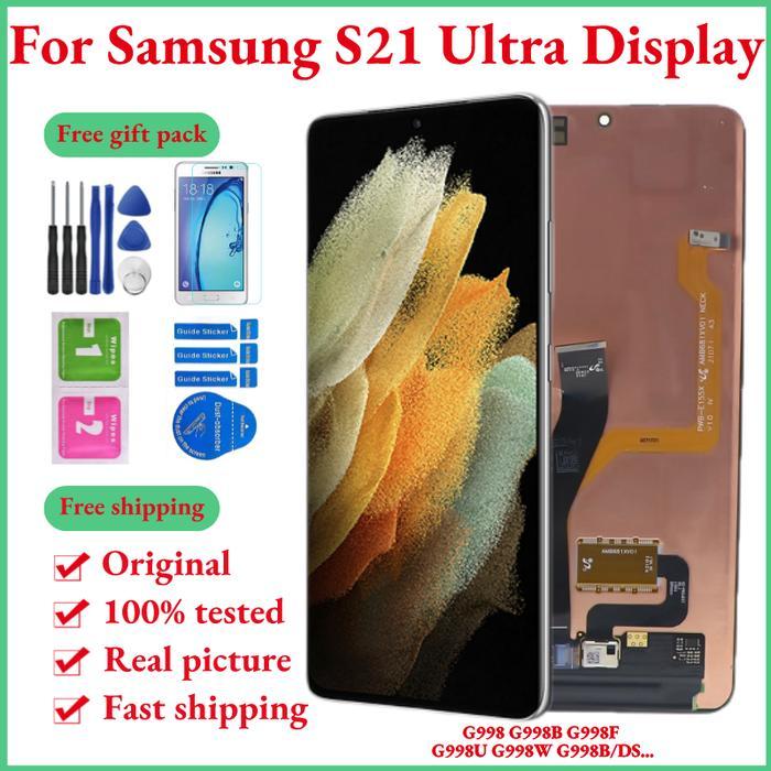 Original G998B Lcd Screen For Samsung S21 Ultra 5G Lcd Display