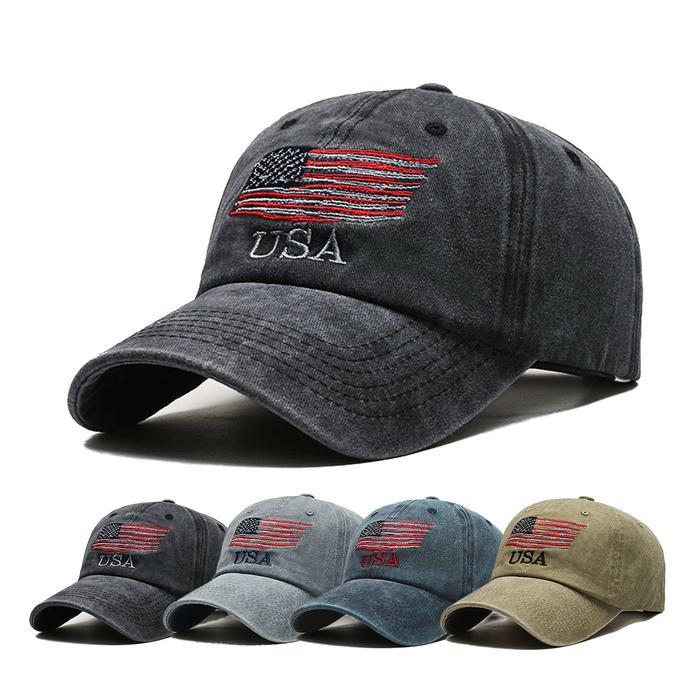 Topi Pria Baseball Distro Polos Dewasa Bordir USA Bahan Jeans Grey Hitam Fashion Outfit Vintage