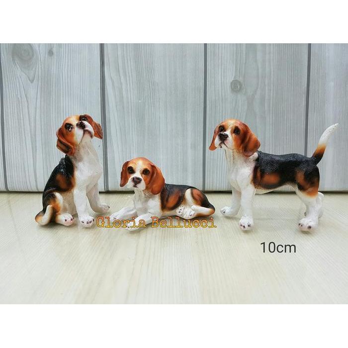 PATUNG PAJANGAN ANJING BEAGLE
