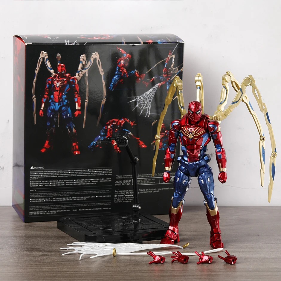 Sentinel Fighting Armor Iron Spiderman Collection Pvc El Figurals