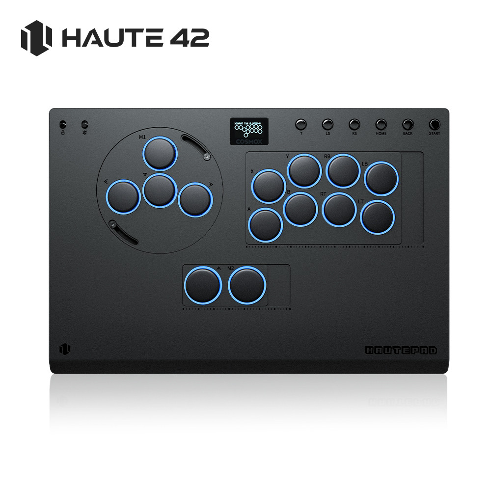 Haute42 X-Move Aluminium Alloy Hitbox Leverless Controller Stickless Fightstick For PC/PS4/PS5