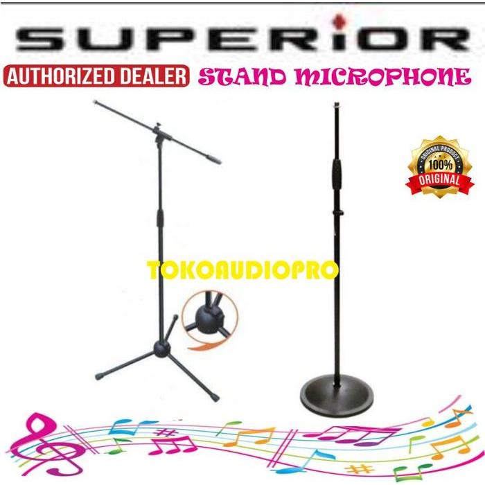 Stand Mic Superior Stand Ms081 / Ms026 Stand Mikrofon Superior Ms-081 / Ms-026 Microphone Co