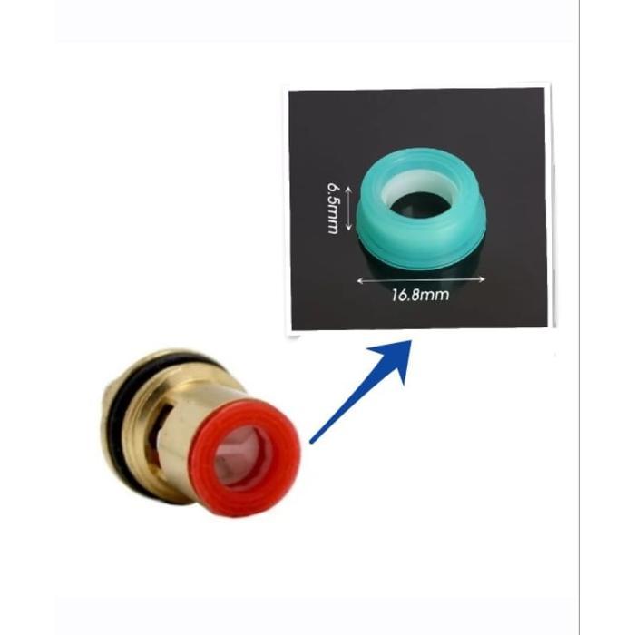 Karet bawah jantung kran air / seal karet jantung Kuningan kran air