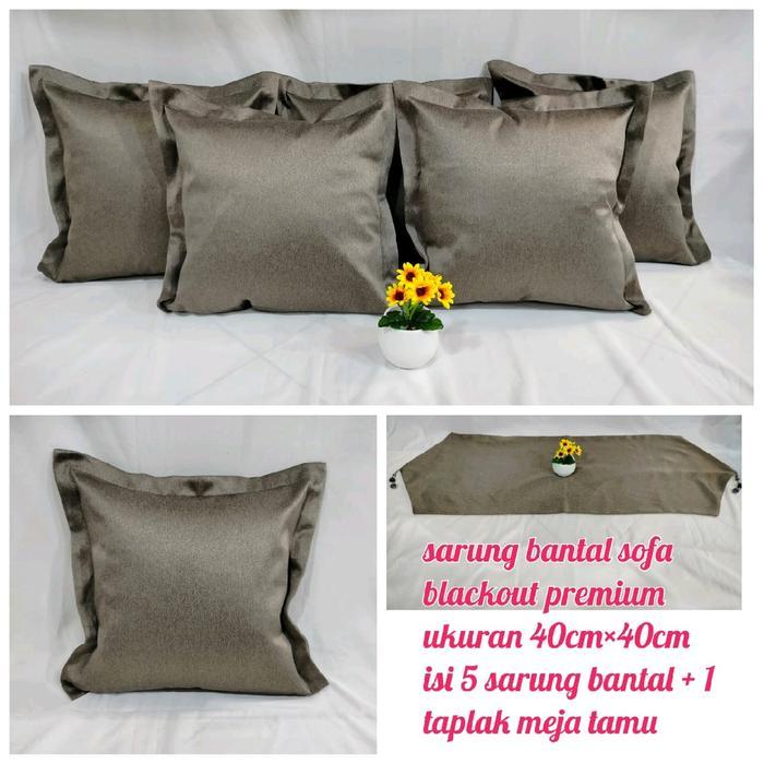 sarung bantal sofa 40x40/sarung bantal sofa polos