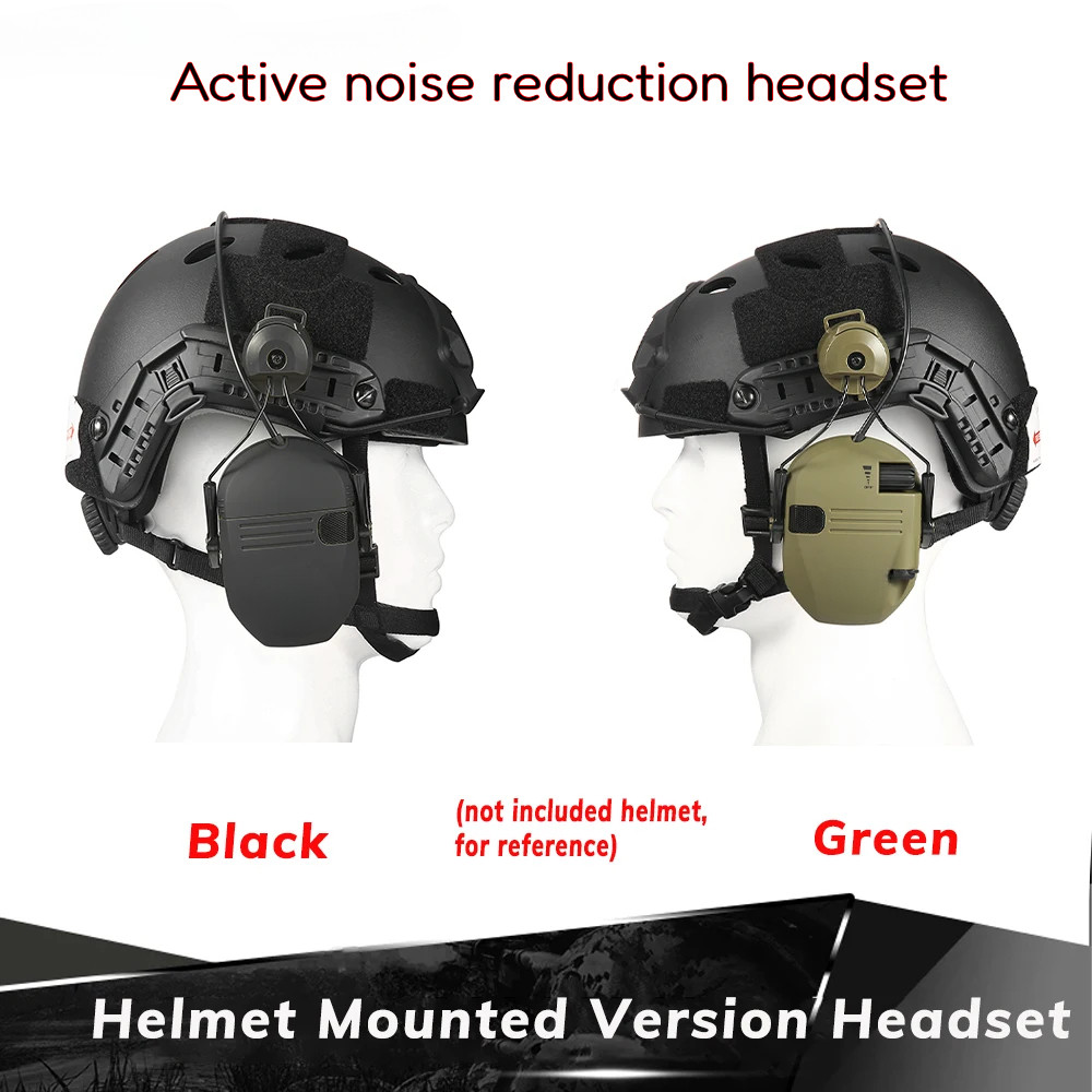 New Generation Wk Tactical Electronic Shooting Earmuff Anti- Headphone&Helmet Version Headset