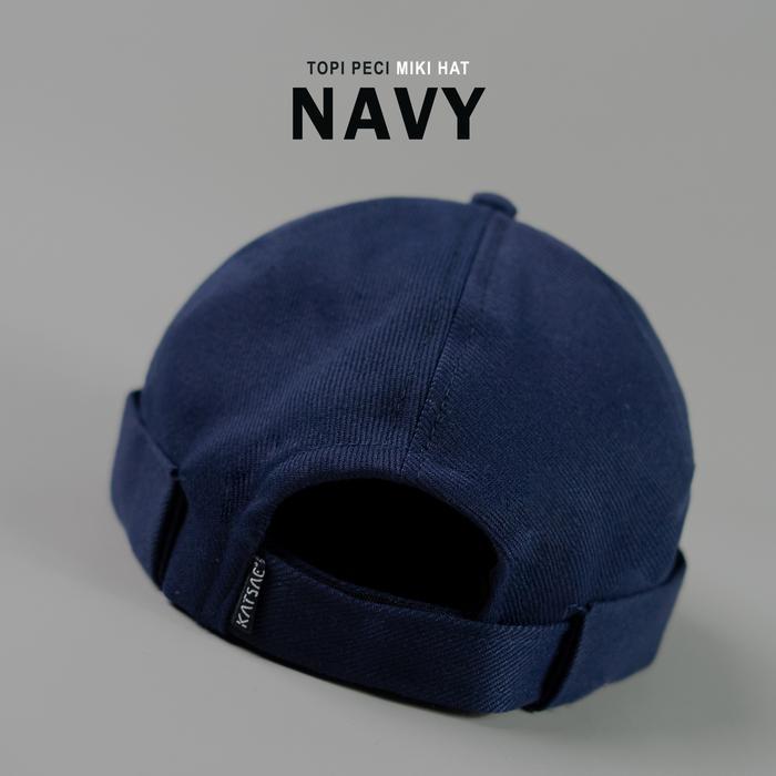 Katsae - Peci Miki Hat / Topi Peci / Peci Hitam Peci Putih Polos Kopiah Dewasa Katun Nyaman Muslim