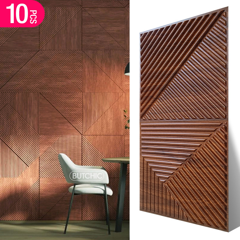 10pcs 30x30cm Champagne gold color 3D Wall Panel Shining Gold 3D Wall Sticker Wedding party