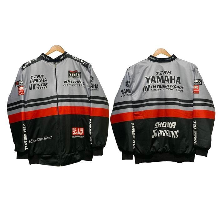 Sale Terlaris Jaket Yamaha Nascar Vintage Jaket Racing Jaket Sunmori Printing Pria Wanita Unisex