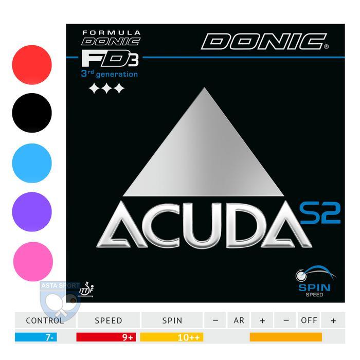 DONIC ACUDA S2 KARET PINGPONG RUBBER TENIS MEJA