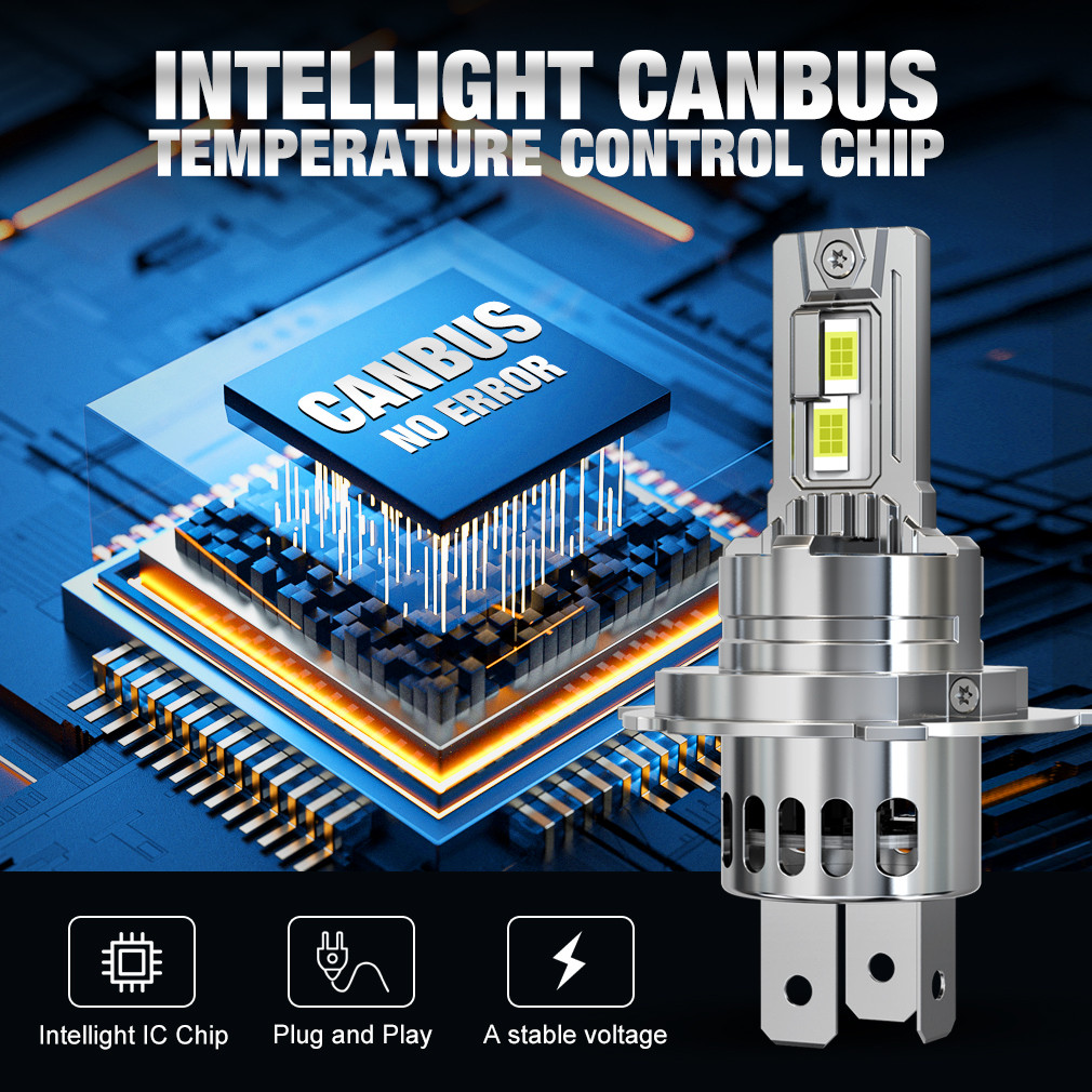 XSTORM H4 LED Headlight Canbus 300W 30000LM H7 LED Light Bulbs 9006 9006 H11 H27 Car Headlight Auto