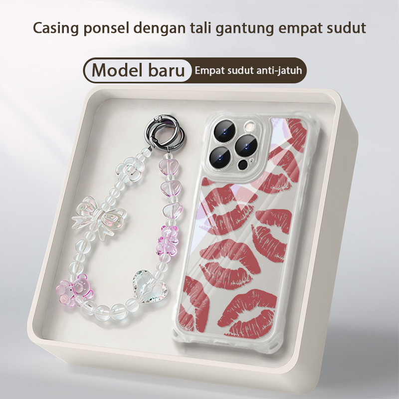 Tali Gantungan Hp Bekas Ciuman Gelap Untuk Soft Case Hp Vivo Y29 Y28 V50 Lite 5G Y19S Pro Y21 Y21S Y